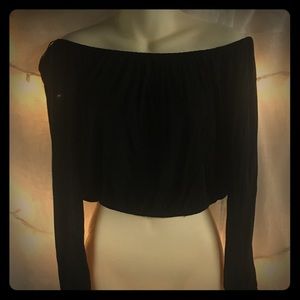 Off the shoulder crop top